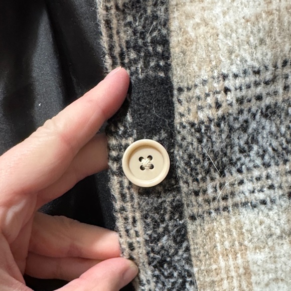 Altar’d State Plaid Button-Up Shacket - Picture 3 of 4